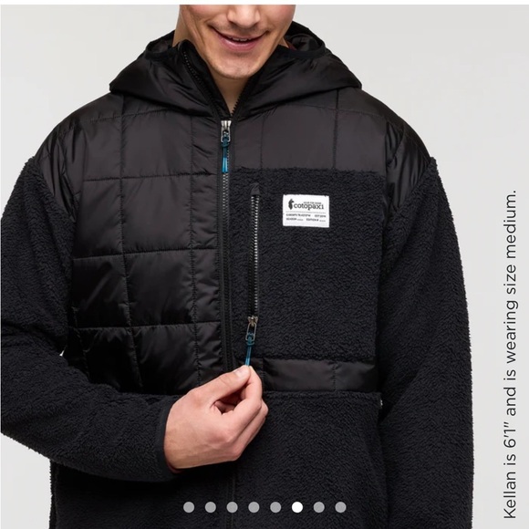 Cotopaxi Men's Large Trico Hybrid Jacket Black NWT Hood Insulated Hooded - Picture 8 of 14